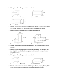 Terjawab • terverifikasi oleh ahli. Hitunglah Volume Bangun Datar Berikut Ini