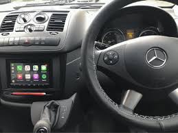 Mercedes Vito 2014 Installed With Apple Carplay And Android Auto Unit Kenwood Dmx 7017dabs Cen Mercedes Mercede Mercedes Van Apple Car Play Installation