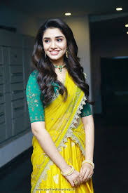 Bollywood actresses in saree.standing tall at 5 feet 9 inches, she looks absolutely marvelous in sarees. Actress Krithi Shetty Half Saree Photos Stills