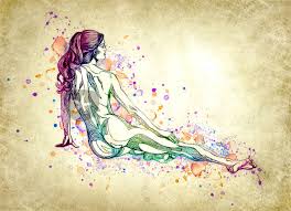If you're going to draw a more muscular body, you. Women S Body Drawing Painting Art Prints And Posters By Anna Minina Artflakes Com