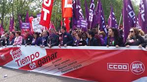 El feminismo marca el Primero de Mayo: "Todavía hay mucha ...