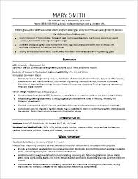 Bs me degree and a total of 10+ years of related experience. Sample Resume For An Entry Level Mechanical Engineer Mechanical Engineer Resume Engineering Resume Templates Engineering Resume