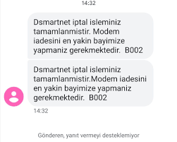 Abone iptali yaptım bana cihazı teslim etmemi söylediler teslim ettim yaklaşık 6 yıldır kullandığım cihaz meğer bana kiralıkmış teslim etmezsem para ödeyecekmişim. D Smart Dan Netspeed E Gecis Technopat Sosyal