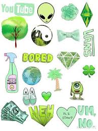 Naklejki 1 252 Fotografii Print Stickers Green Sticker Tumblr Stickers Printable vector colourful stickers for planner. tumblr stickers