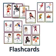 Sports Vocabulary Flashcards ESL ELL Young Learners
