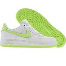 Black And Lime Green Air Force 1 Nike Womens Air Force 1 Low White Liquid Lime 315115 106 79 99 Nike Nike Women Sneakers Nike