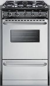 3 pcs stainless steel induction & gas stove friendly container set tope cookware. Summit Ttm11027brsw 20 Inch Stainless Steel Gas Freestanding Range In Stainless Steel Appliances Connection