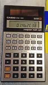Didn't find the calculator you need? Eddie S Math And Calculator Blog Retro Review Casio Cm 100 Computer Math Calculator