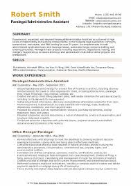 paralegal resume samples qwikresume