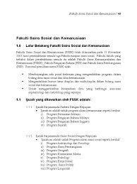 Program pengajian sarjana muda sains citra; Buku Panduan Fssk Pra 2013 Kursus Wajib Fakulti
