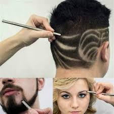 Short hair with layers short hair cuts short hairstyles for women hairstyles haircuts bob haircuts hairdos trendy hairstyles razor cut hairstyles hairstyles videos. Stainless Steel Haircut Razor Shaving Pen Eyebrow Beards Engraved Razor Pen Buy At A Low Prices On Joom E Commerce Platform