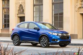 With distinct exterior lines and great sport shown in aegean blue metallic. 2019 Honda Hr V Prices And Details For Canada Car News Auto123