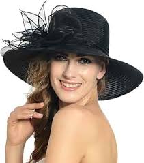 Women Oaks Derby Church Dress British Tea Party Wedding Hat S052 (Black) :  Amazon.co.uk: Fashion