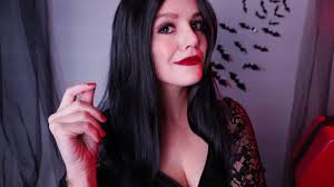 ASMR MORTICIA ADDAMS Prepara a MIÉRCOLES Para NEVERMORE