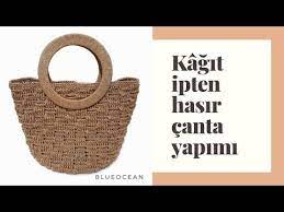 kagit ipten hasir canta yapimi youtube canta canta yapim tarifleri krose canta