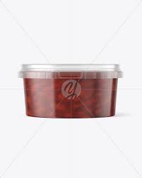 Download Plastic Container With Beans Mockup In Pot Tub Mockups On Yellow Images Object Mockups PSD Mockup Templates