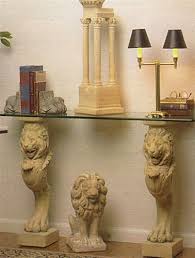 Check out our lion home decor selection for the very best in unique or custom, handmade pieces from our shops. Lion Leg Renaissance Home Decor Stand Or Console Base 29h