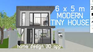 I would maybe like to make 1 suggestion of adding and option for exterior design also that would make the. Modern Tiny House 6x5 M 50m Lot Area Home Design 3d App Youtube