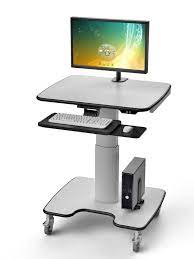 Shop for computer desk with wheels online at target. Height Adjustable Telescopic Computer Cart Computer Cart Glass Computer Desks Computer Workstation
