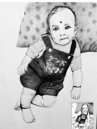 Explore {{searchview.params.phrase}} by color family Black And White A4 Size Papers Artline Pencils Cute Baby Pencil Sketch Rs 299 Sheet Id 22577161191
