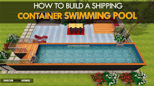 Architect built a luxury diy pool in his backyard using only a dumpster let's face it: Poolbox 320 Shipping Container Swimming Pool
