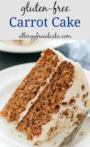 This Gluten Free Carrot Cake Is Tender And Moist With A Fluffy Vanilla Frosting That Literally Melts In You Gluten Free Carrot Cake Free Desserts Savoury Cake