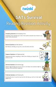 Sats Survival Year 2 Reading Revision Activity Mat Inference Activities Reading Assessment Sats