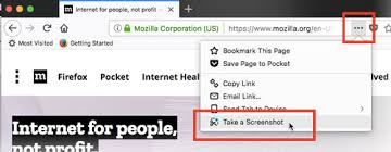 Como Puedo Crear Una Captura De Pantalla De Mi Problema Ayuda De Mozilla