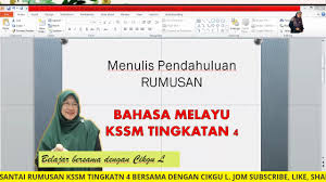 Untuk mengetahui ciri ciri cacingan, pemeriksaan laboratorium pun dilakukan. Cikgu L Menulis Perenggan Pendahuluan Rumusan Bahasa Melayu Kssm Tingkatan 4 Facebook