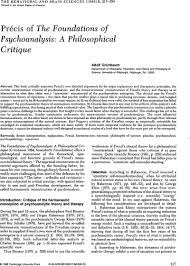 Psychologists seek an understanding of the emergent properties of brains. Grunbaum S Critique Of Clinical Psychoanalytic Evidence A Sheep In Wolf S Clothing Behavioral And Brain Sciences Cambridge Core
