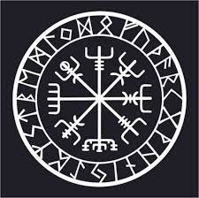 It is composed of magical rune staves numbering eight in all. Viking Protection Runes Vegvisir Compass Talisman White Vinyl Etsy In 2021 Viking Runes Protection Rune Norse Tattoo