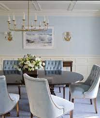 Accent Dining Chairs Are Seating Elements That Have A Role Beyond Function In This Case To Complement The W Dining Room Blue Dining Room Design Dining Chairs