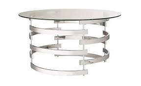 Round Glass Coffee Table End Table White Cocktail Table Furniture Table Top Drum Coffee Table Tv Tabl In 2020 Round Glass Table Top Drum Coffee Table Round Glass Table