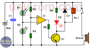 Detector de humedad con 555. Circuito Detector De Sombra Con Dos Ldrs Electronica Unicrom