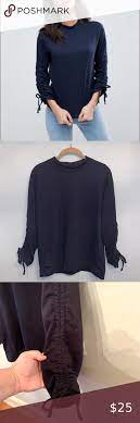 Vero Moda Navy Blue Pullover Sweatshirt Size Large In 2021 Clothes Design Fashion Fashion Design