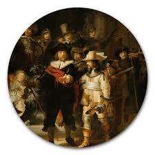 Groot nieuws voor de fans van nachtwacht die al vele maanden wachten op de release van de film de. Muurcirkel De Nachtwacht Van Rembrandt Van Rijn Wallcatcher