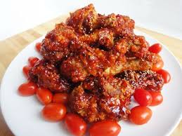 These korean chicken wings hit all the flavor notes, and are a little sweet, spicy, tangy, and savory. Resep Dan Tutorial Memasak Korean Sweet Sour Spicy Chicken Wing Yang Nikmat Dan Gurih Nggak Heran Bikin Kamu Nagih