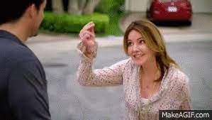 Cougar Town Imaginary Clown Nose On Make A Gif