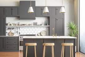 The kitchen cabinet paint color should be the one that brightens the area of the kitchen. Top 5 Gray Paint Colors For Kitchen Cabinets Kitchens Redefined