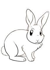 45 Disegni Di Conigli Da Colorare Pianetabambini It Disegno Coniglio Disegni Outline Disegno Coniglietto