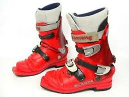 Details About Scarpa Nordic Telemark 3 Pin Ski Boots Mondo 26 Mens Us 8