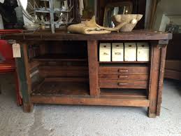 vintage industrial workbench heavenly