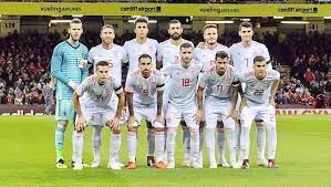 Seleccion De Espana Temporada 2017 18 De Gea Sergio Ramos Rodri Albiol Saul Y Morata Azpilicueta Paco Alcacer Gaya Football Team Soccer Field Lineup