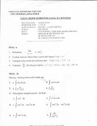 May 27, 2013 · 1. Kalkulus 1 Uas Gasal Ta 2010 2011 Bank Soal It Upnv Jatim