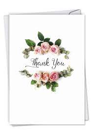Find & download free graphic resources for thank you card. Elegant Flowers Nobleworks By Design Thank You Paper Card