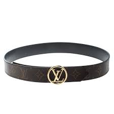 Louis vuitton belt reverso monogram outdoor 40mm brown. Louis Vuitton Brown Black Monogram Canvas And Epi Leather Circle Reversible Belt Size 90 Cm Louis Vuitton Tlc