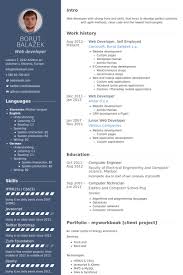 Yo Ejemplo De Curriculum Base De Datos De Visualcv Muestras De Curriculos Web Developer Resume Resume Template Web Development