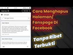 Hal ini dimaksudkan agar para pengguna facebook tidak menyukai atau mengikuti lagi fanpage anda, kan kasian mereka mengikuti fanpage yang tidak aktif. Cara Menghapus Halaman Facebook Terbaru 2021 Youtube