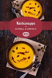 Kurbissuppe Rezept Kurbiscremesuppe Hokkaido Kurbis Rezept Schnelle Suppen