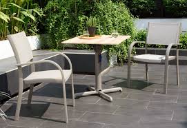 Tiny bistro tables and and compact chairs are eminently more practical for outdoors than big hulking monster pieces, because you can easily carry them above: Lifestylegarden Morella Bistro Set With Gyro Square Table Garden Furniture Tong Garden Centre